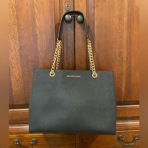 Michael Kors Black leather tote